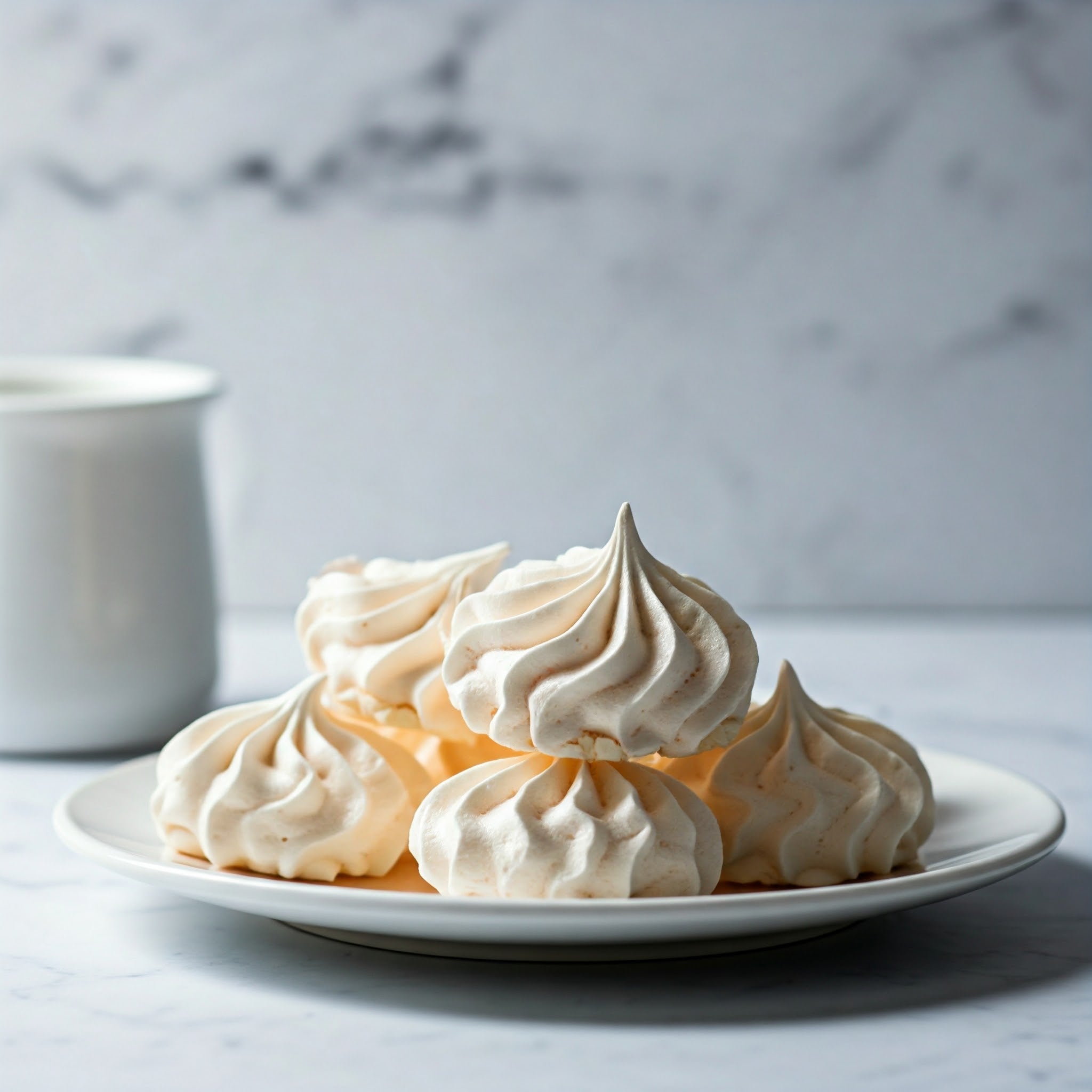 meringue made with egg whites powder