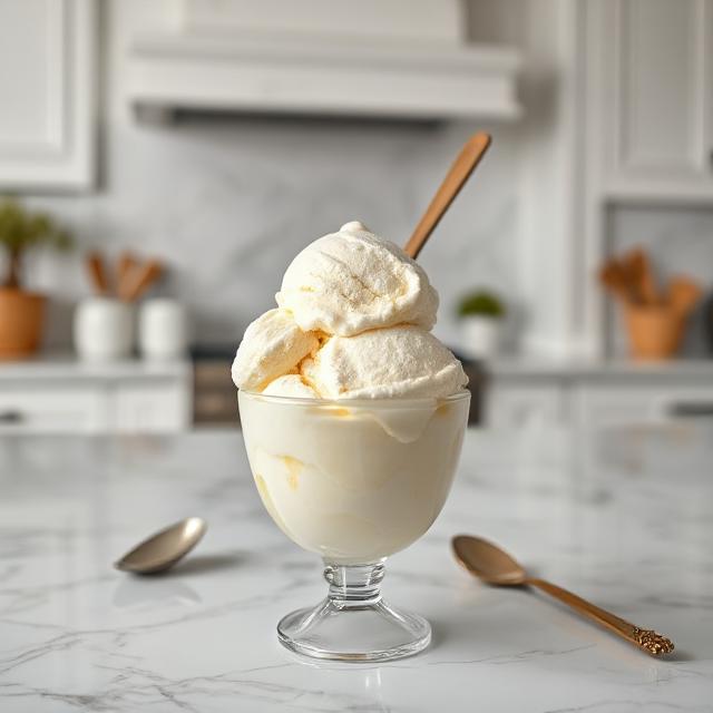 homemade ice cream using whole milk powder