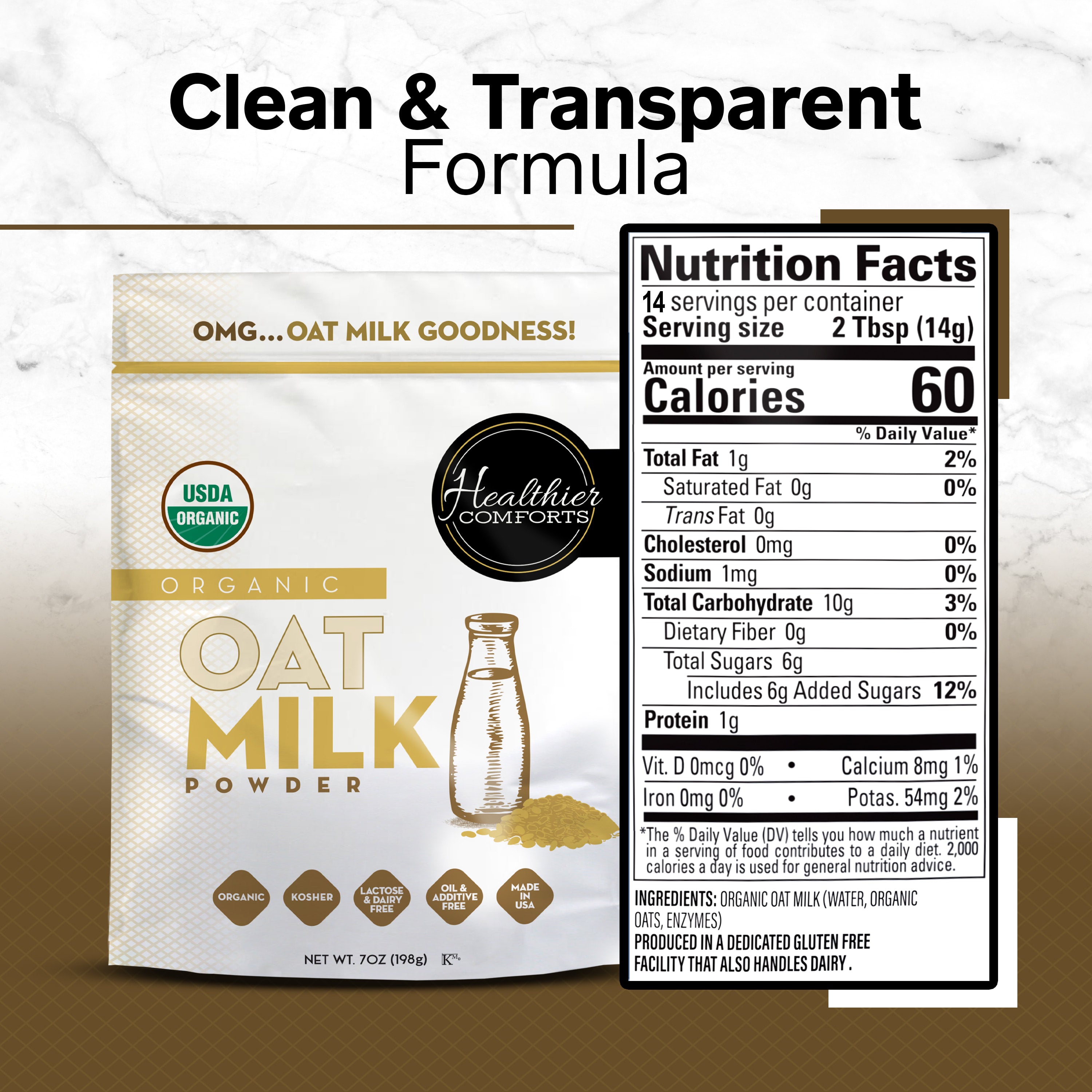 Organic Oat Milk Powder