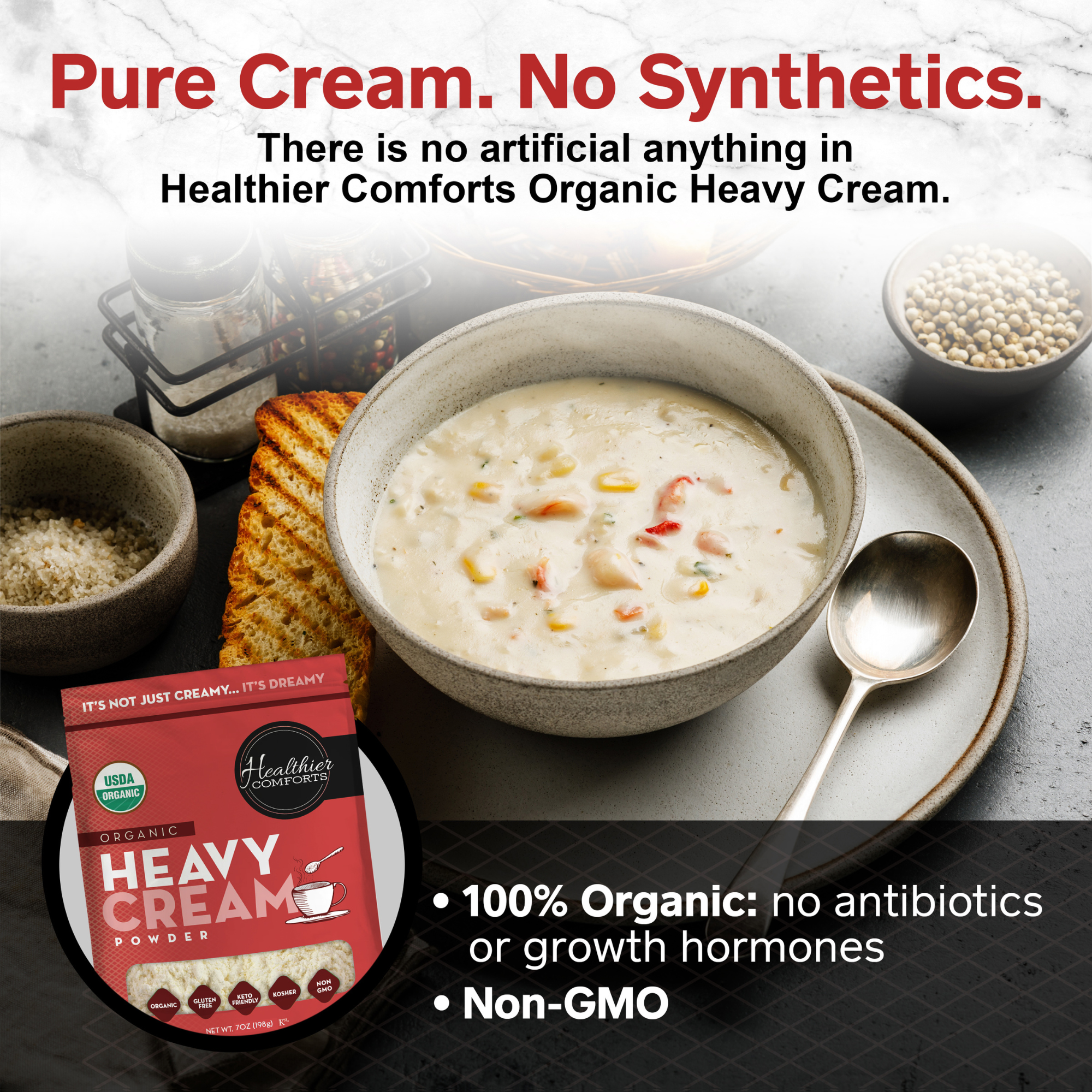 Organic Heavy Cream Powder