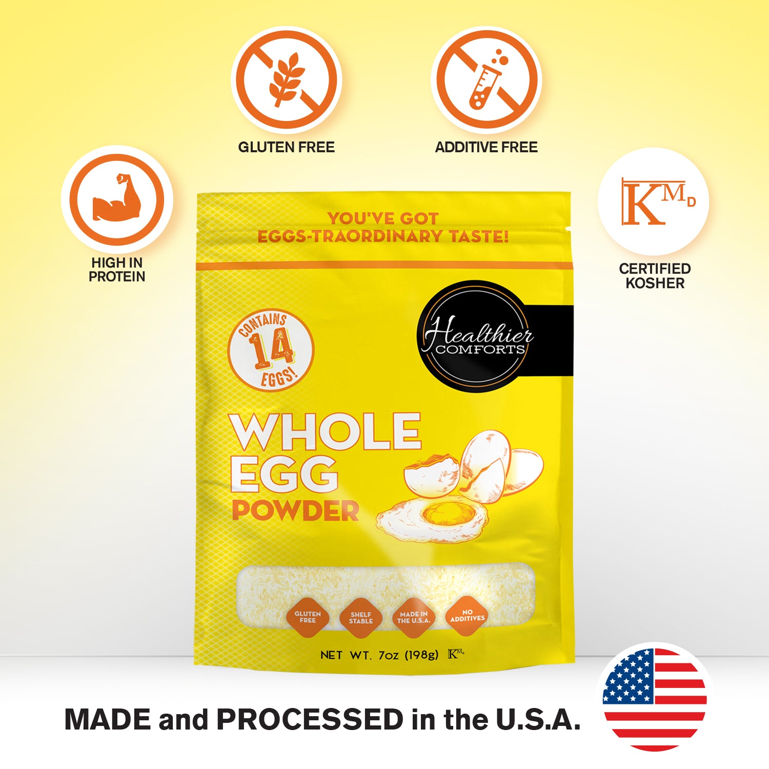 Whole Egg Powder | Shelf Stable Dried Eggs