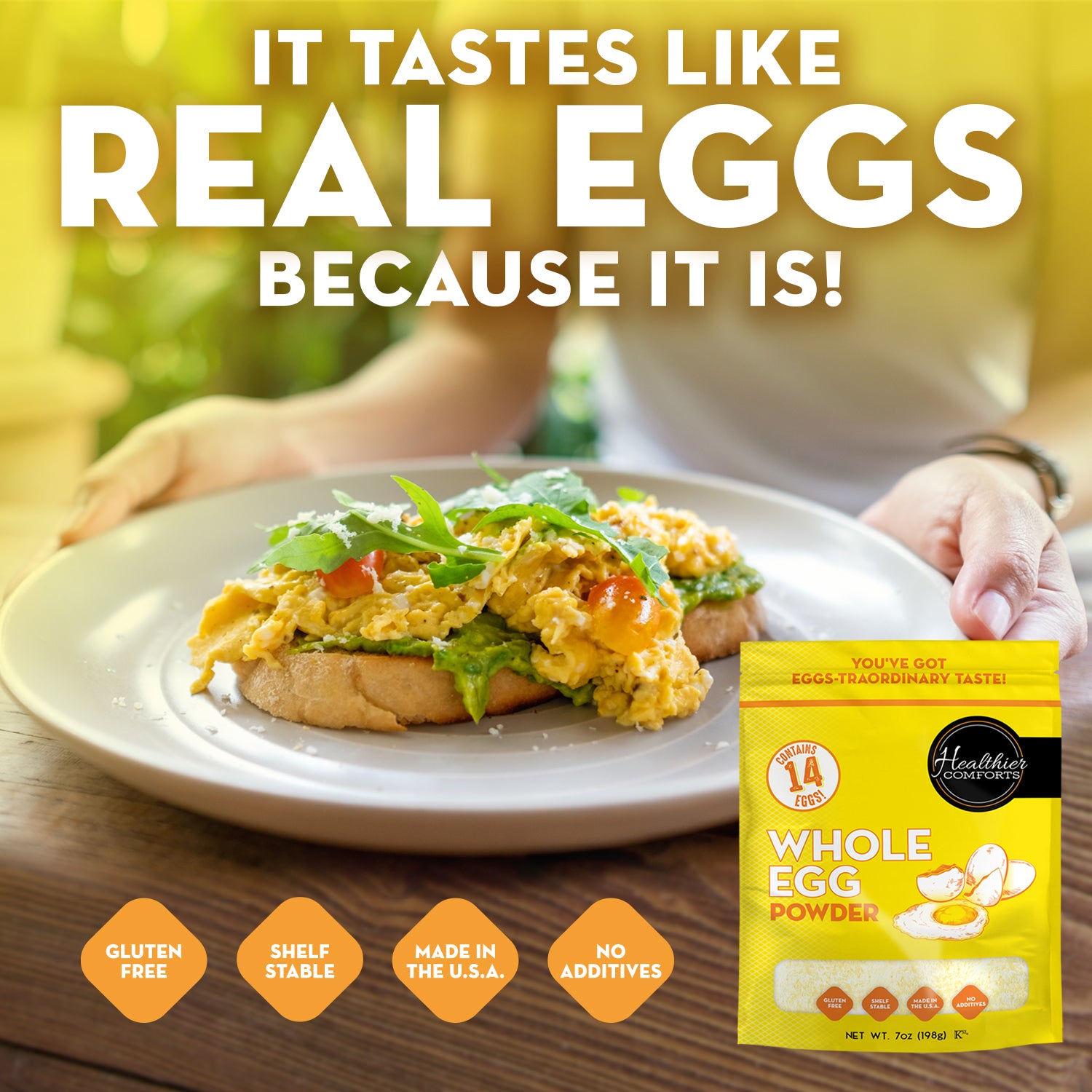 Whole Egg Powder | Shelf Stable Dried Eggs