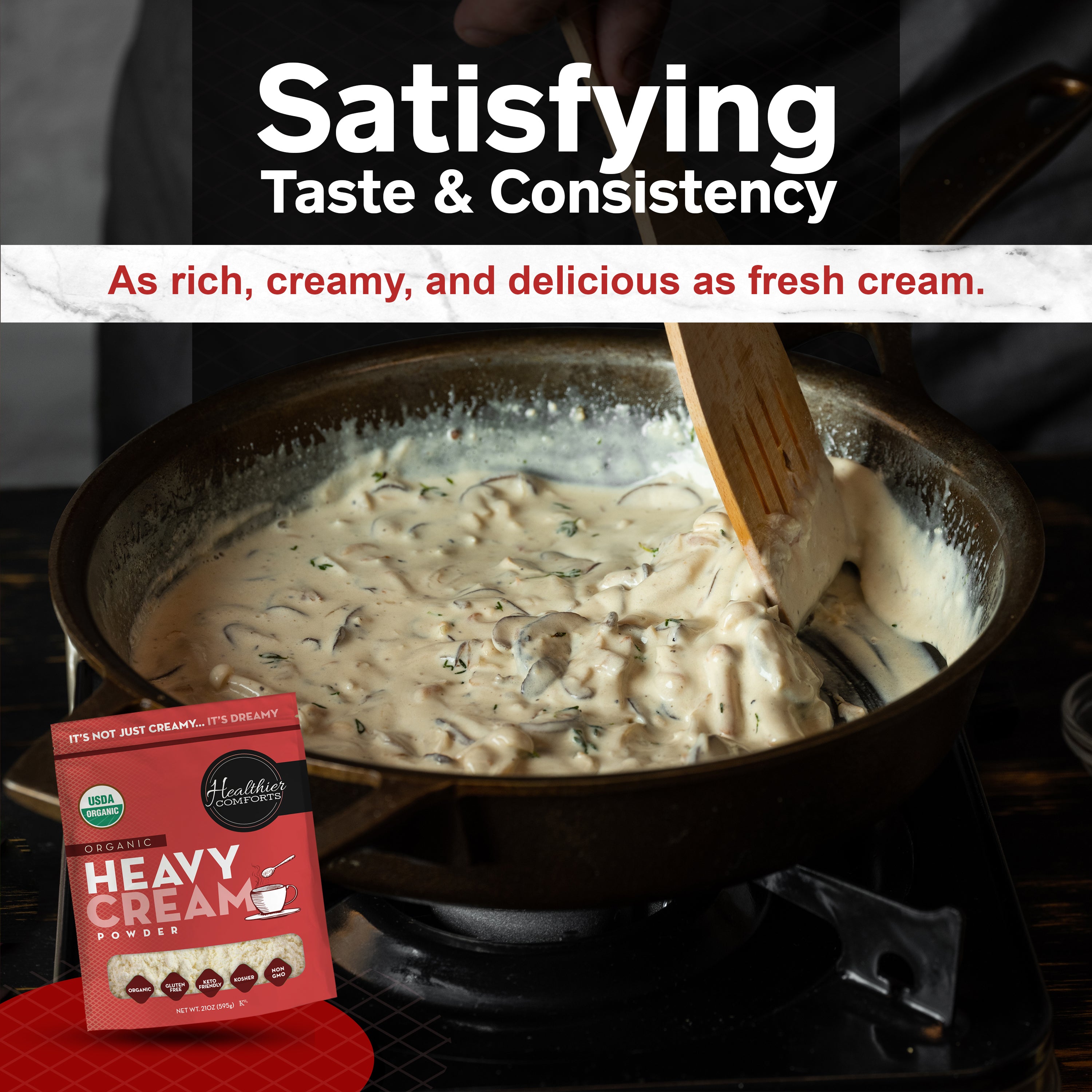 Organic Heavy Cream Powder