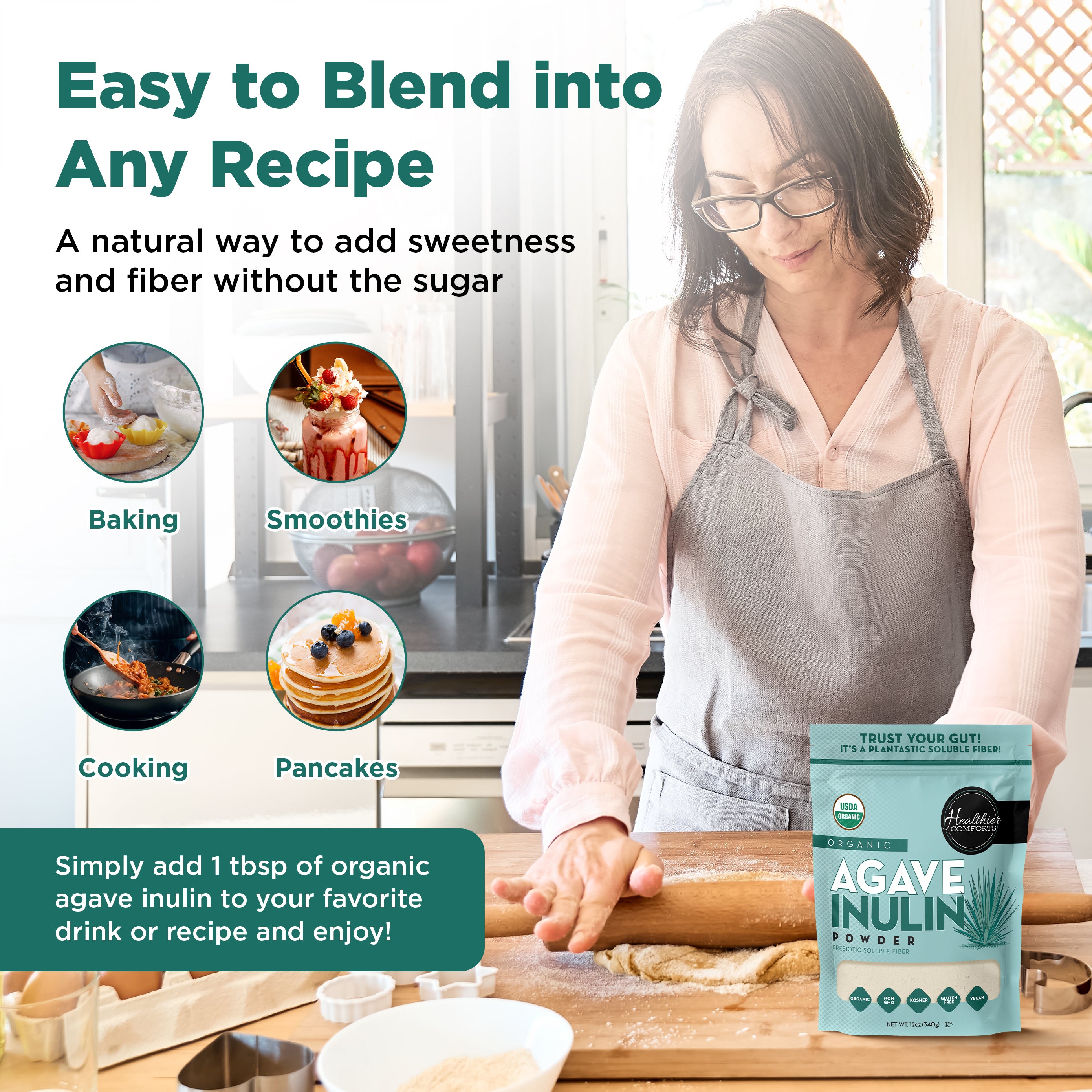 Organic Agave Inulin Powder