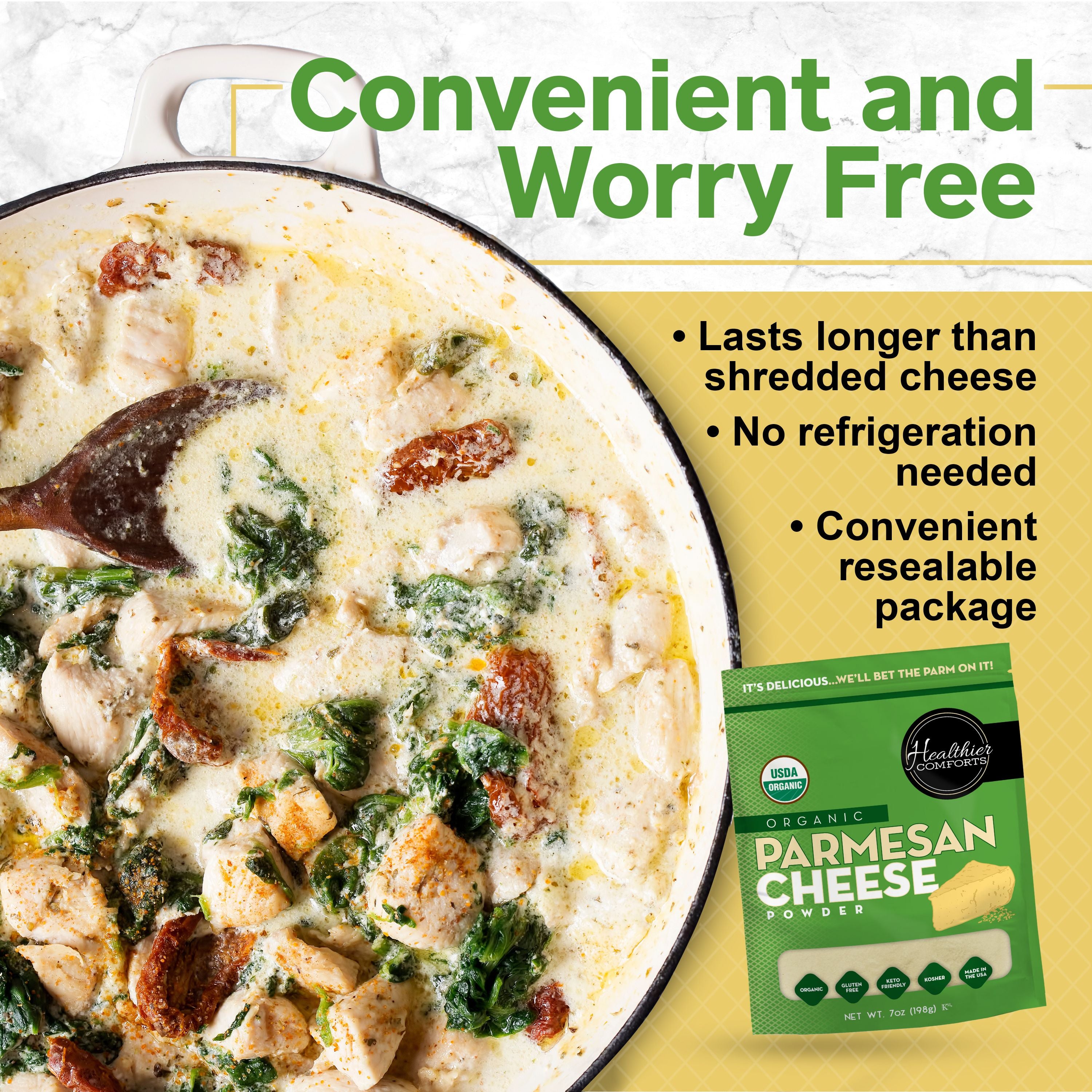 Organic Parmesan Cheese Powder