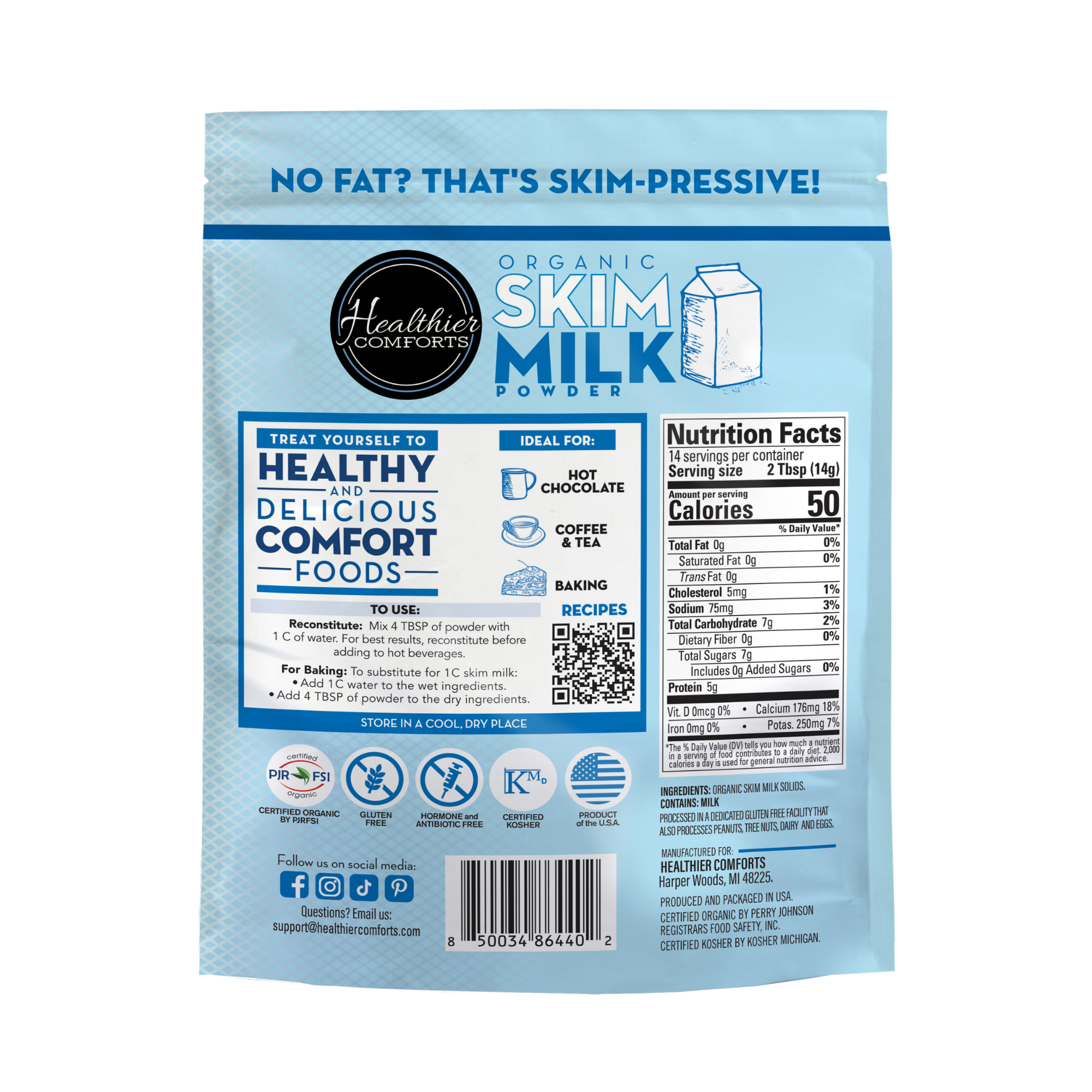 Organic Skim Milk Powder