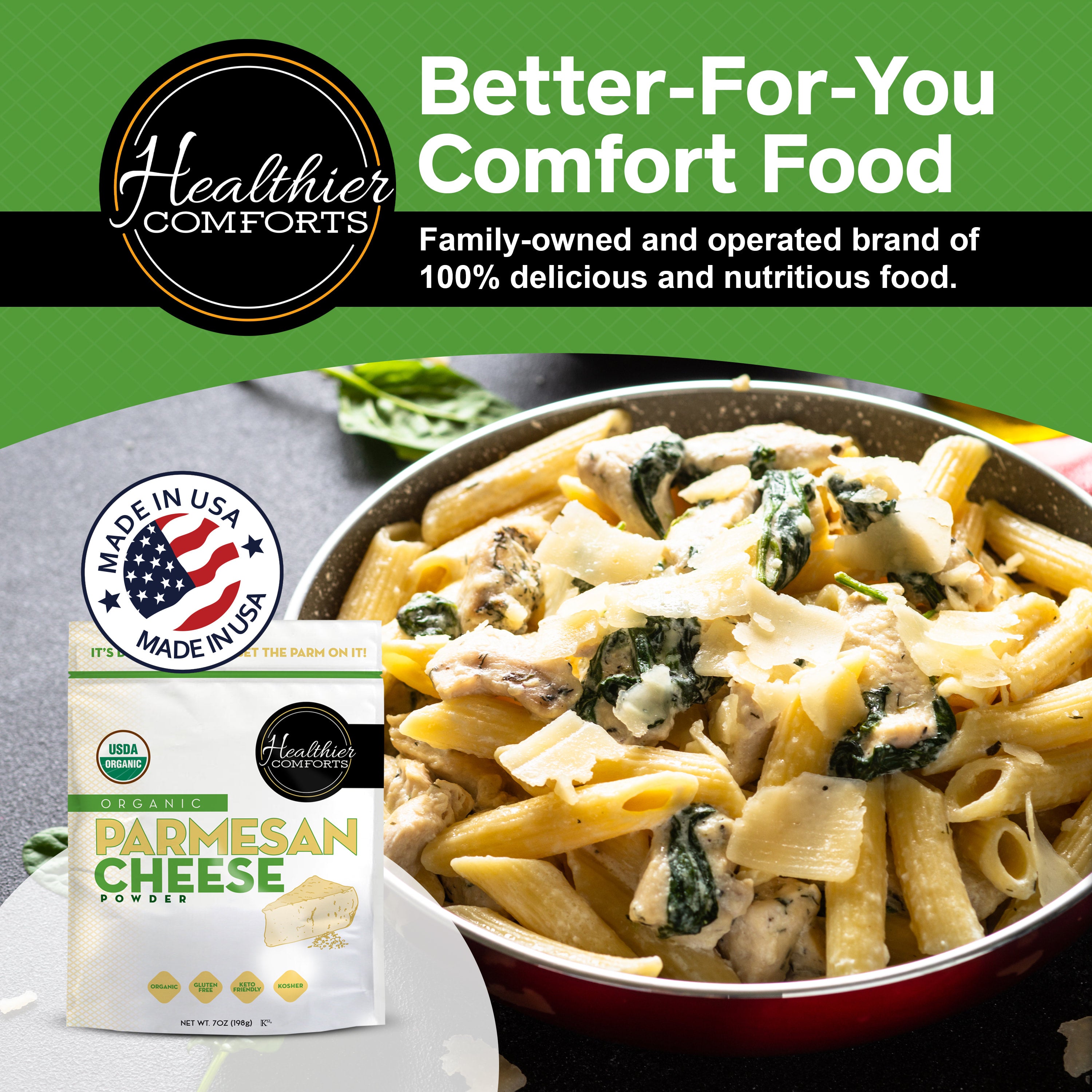 Organic Parmesan Cheese Powder