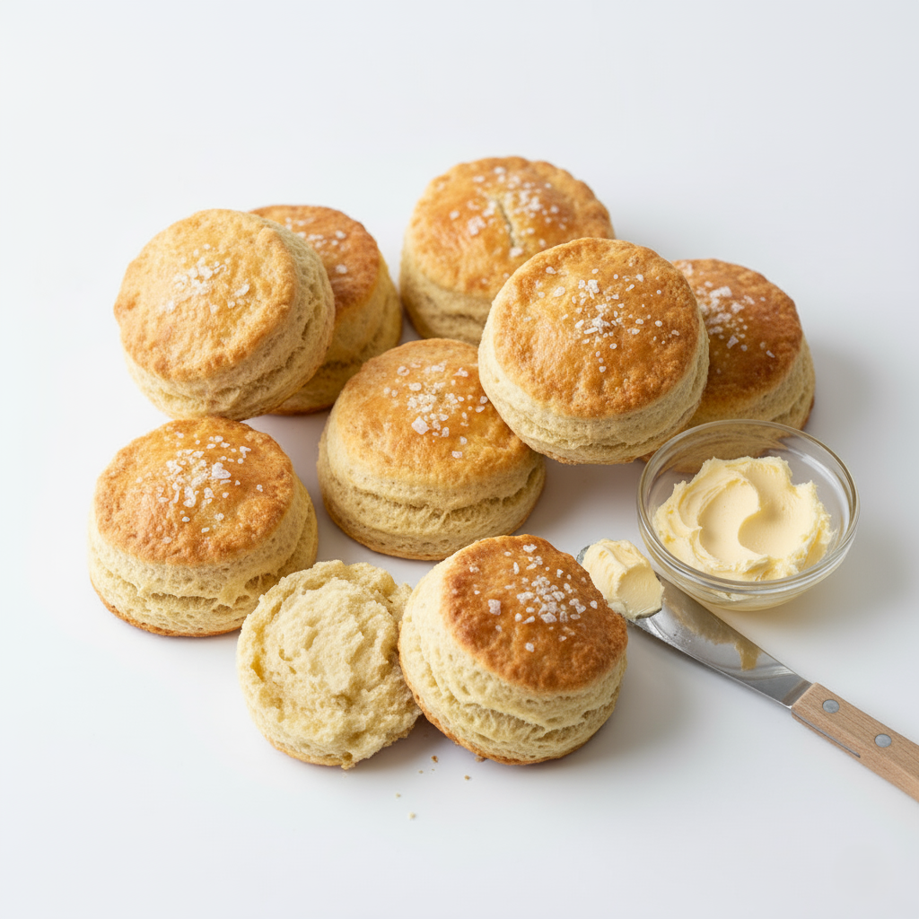 Fluffy Homemade Buttermilk Biscuits