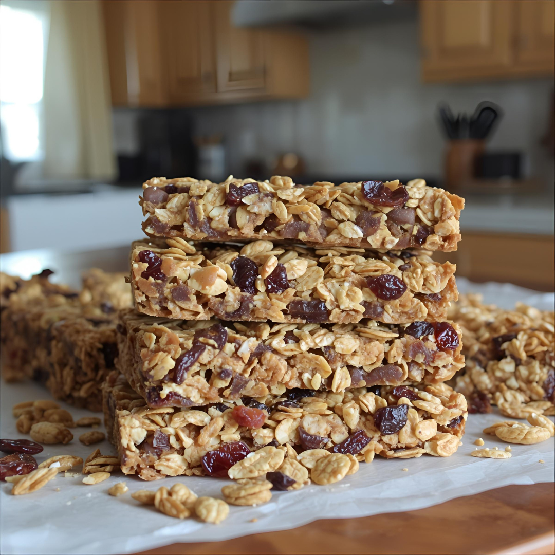 Homemade High-Fiber Granola Bars