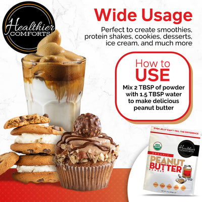 Organic Peanut Butter Powder