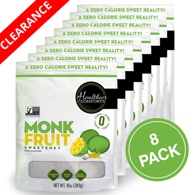 Monk Fruit Sweetener with Allulose (8-Pack) – Limited Closeout Deal