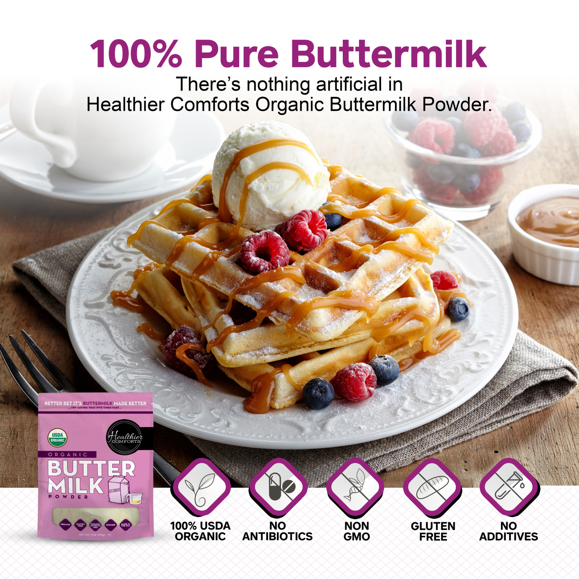 Organic Buttermilk Powder