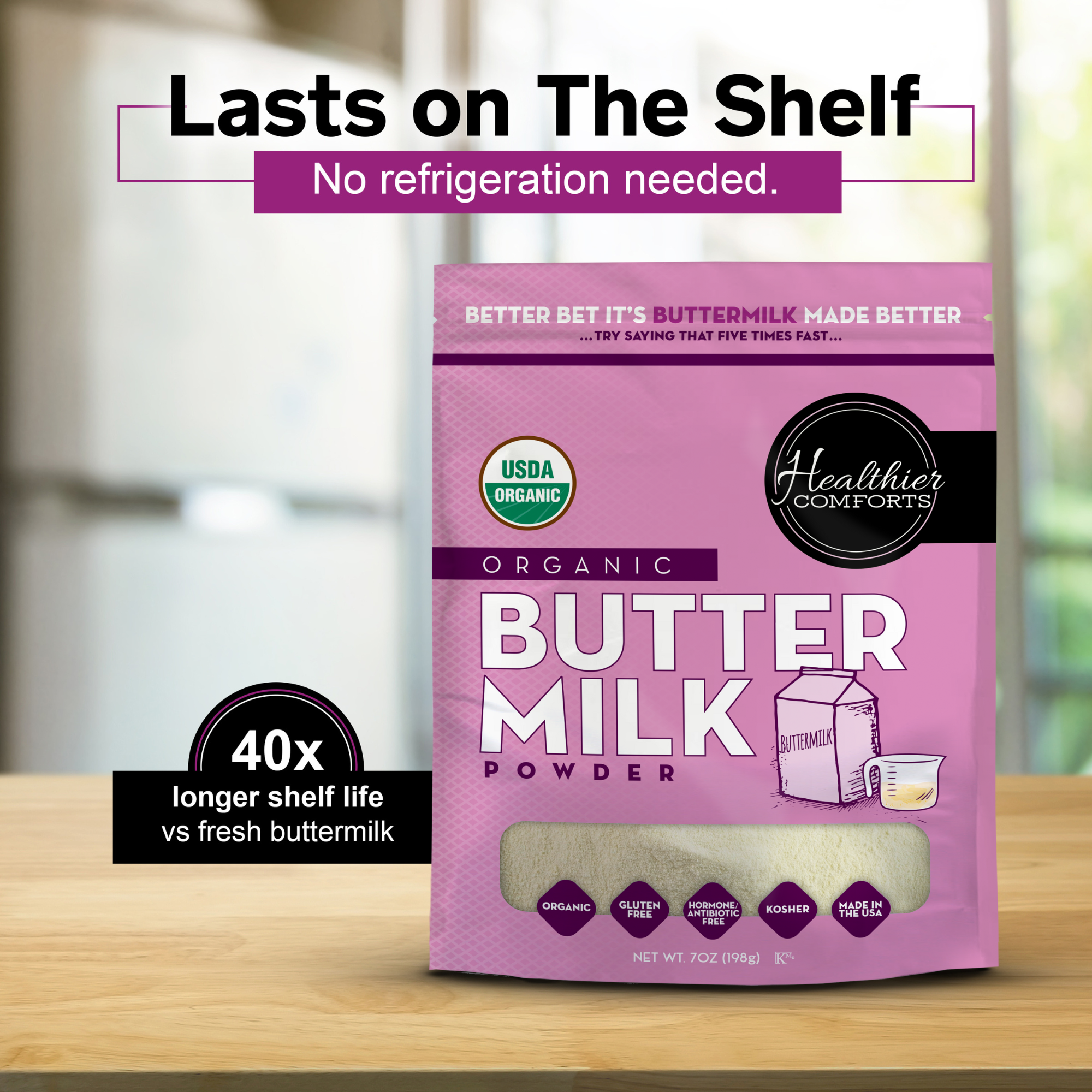 Organic Buttermilk Powder