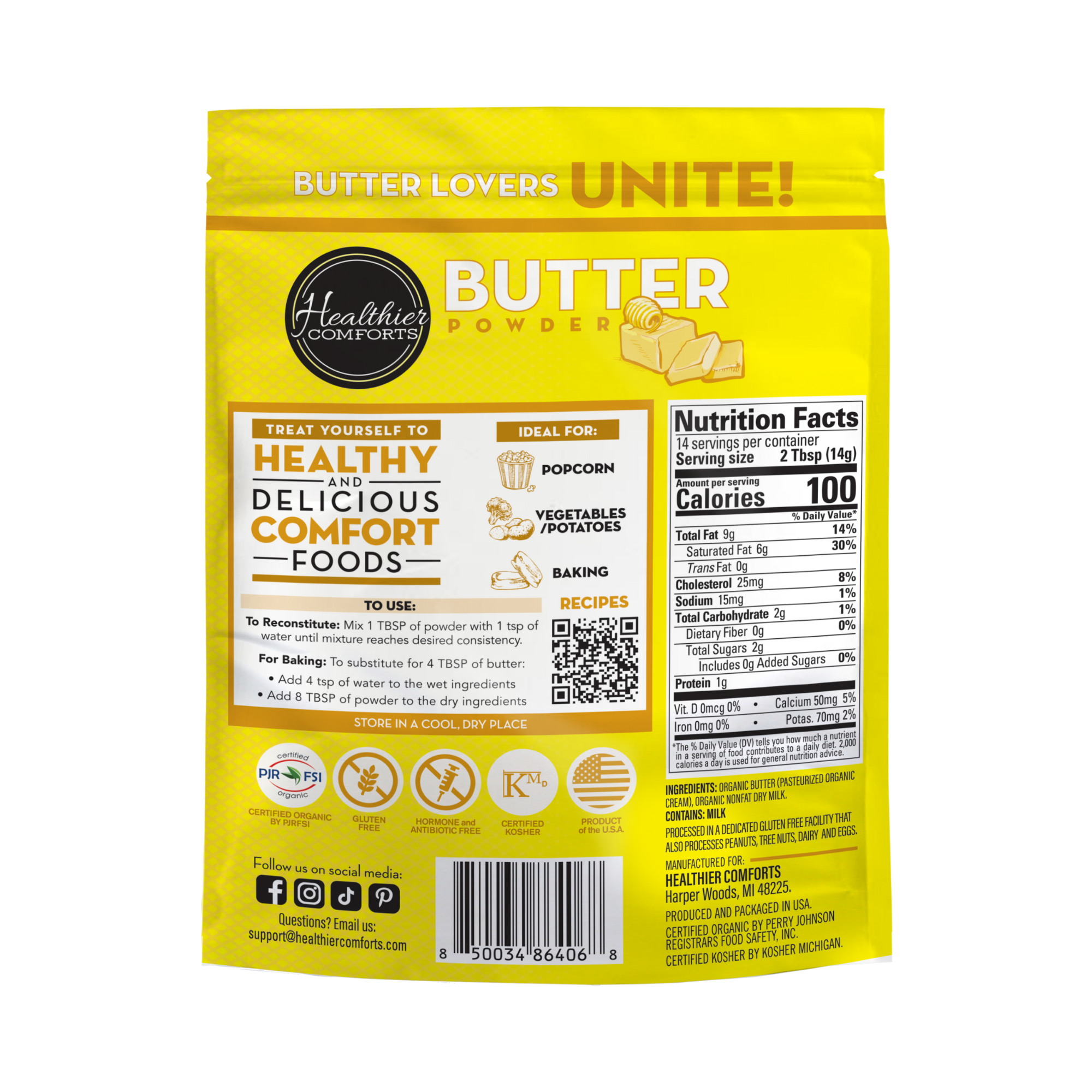 Organic Butter Powder