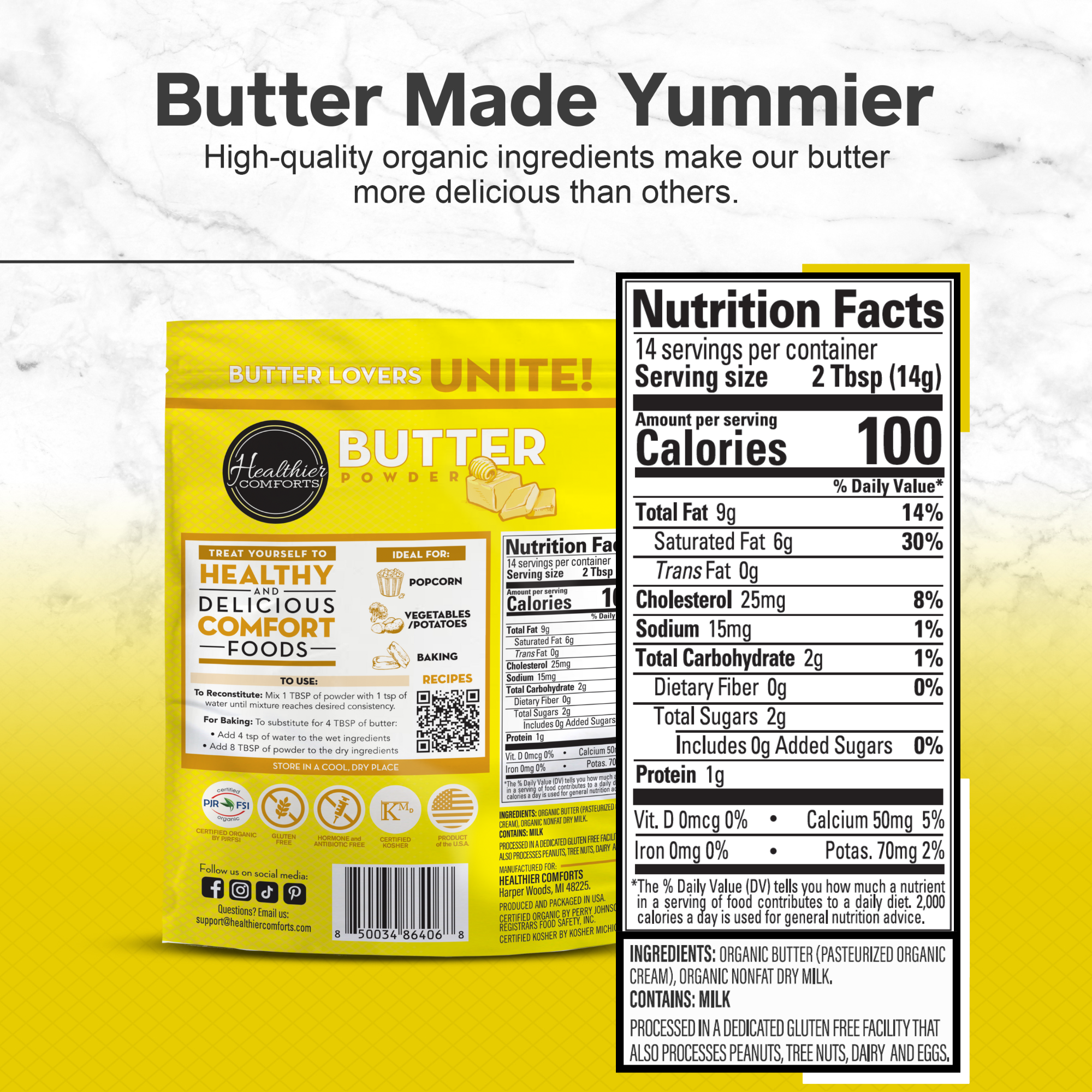 Organic Butter Powder