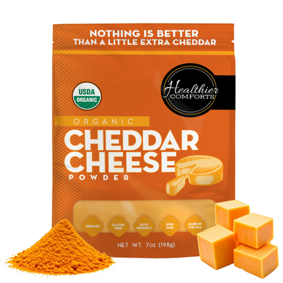 Organic Cheddar Cheese Powder (Orange)