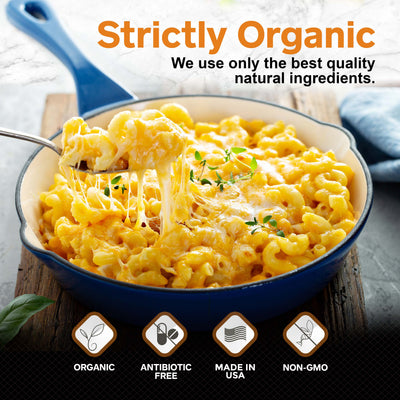 Organic Cheddar Cheese Powder (Orange)
