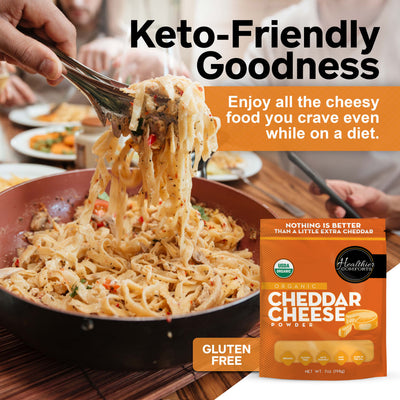 Organic Cheddar Cheese Powder (Orange)