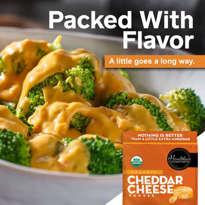 Organic Cheddar Cheese Powder (Orange)
