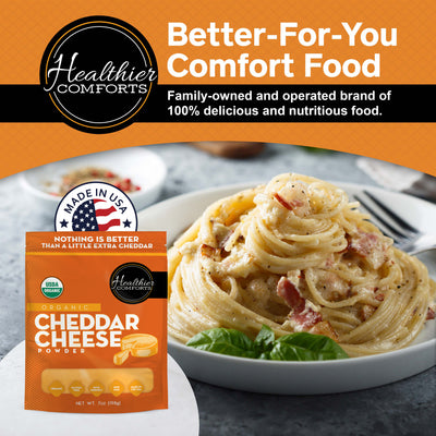 Organic Cheddar Cheese Powder (Orange)