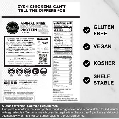 Animal-Free Egg White Protein Powder