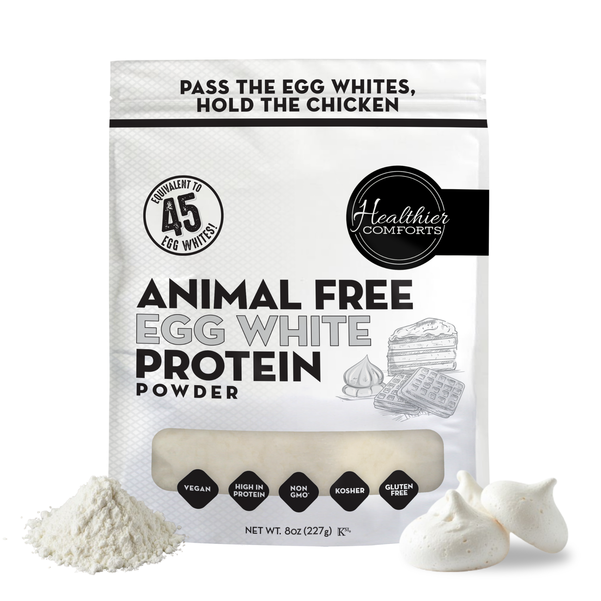 Animal-Free Egg White Protein Powder