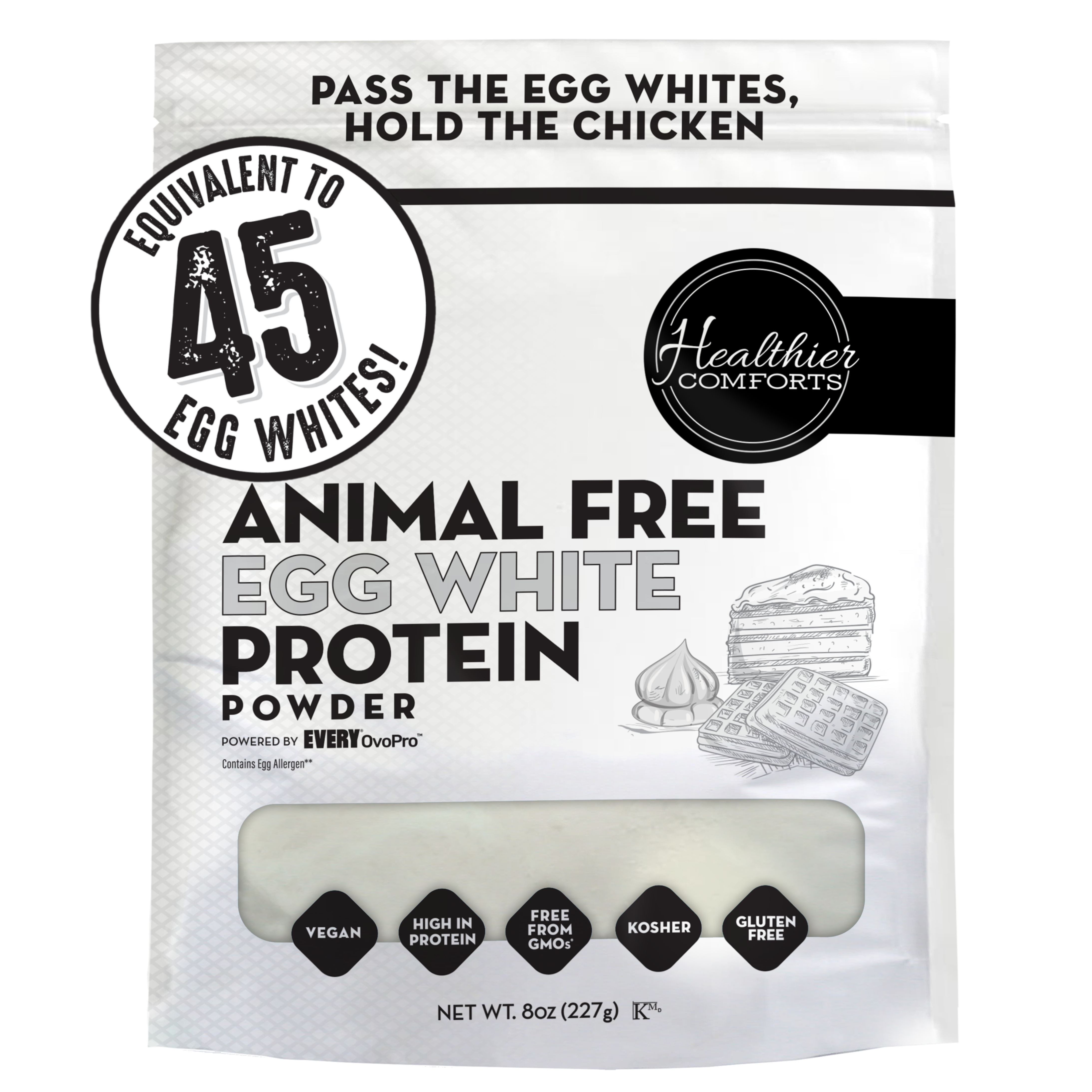 Animal-Free Egg White Protein Powder