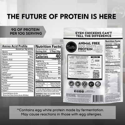 Animal-Free Egg White Protein Powder