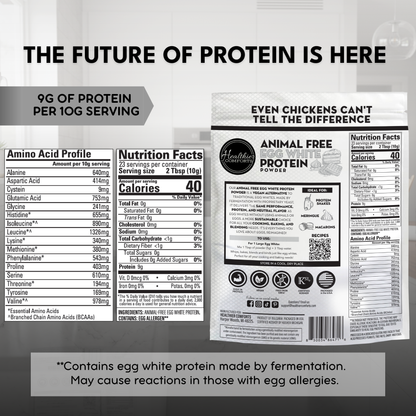 Animal-Free Egg White Protein Powder