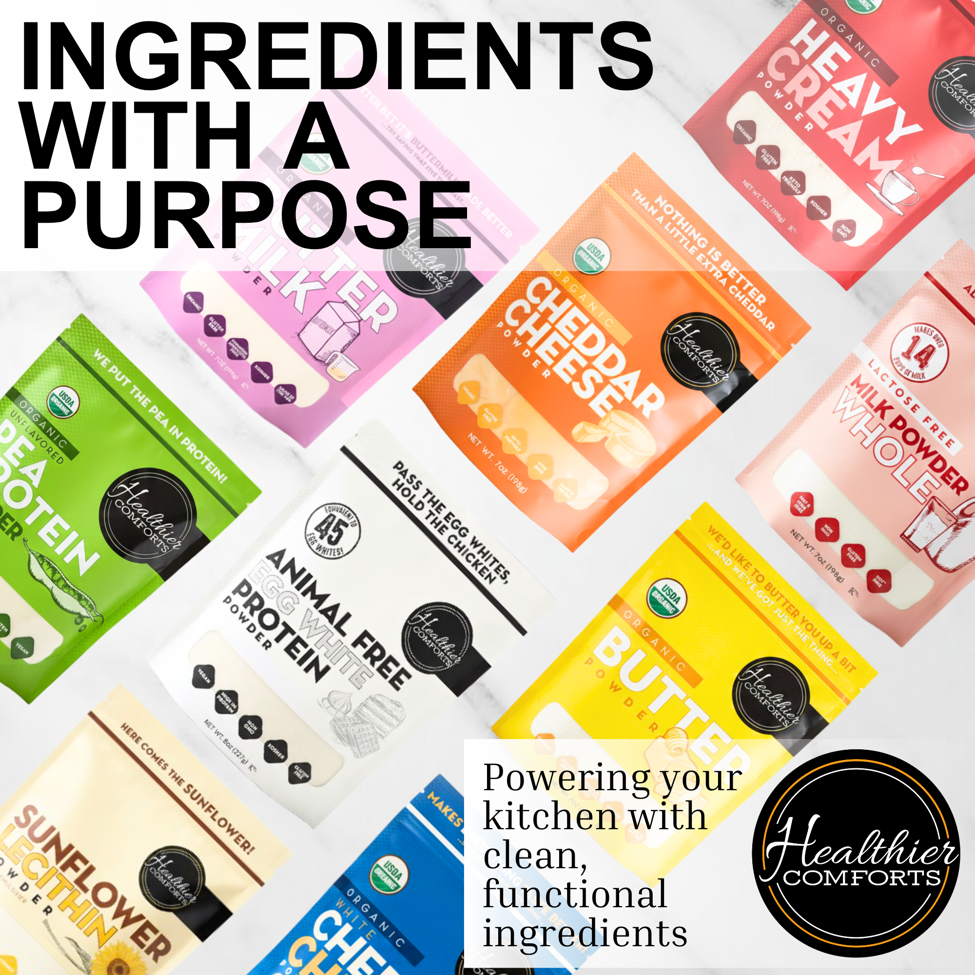 Animal-Free Egg White Protein Powder