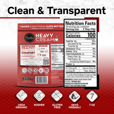 Organic Heavy Cream Powder