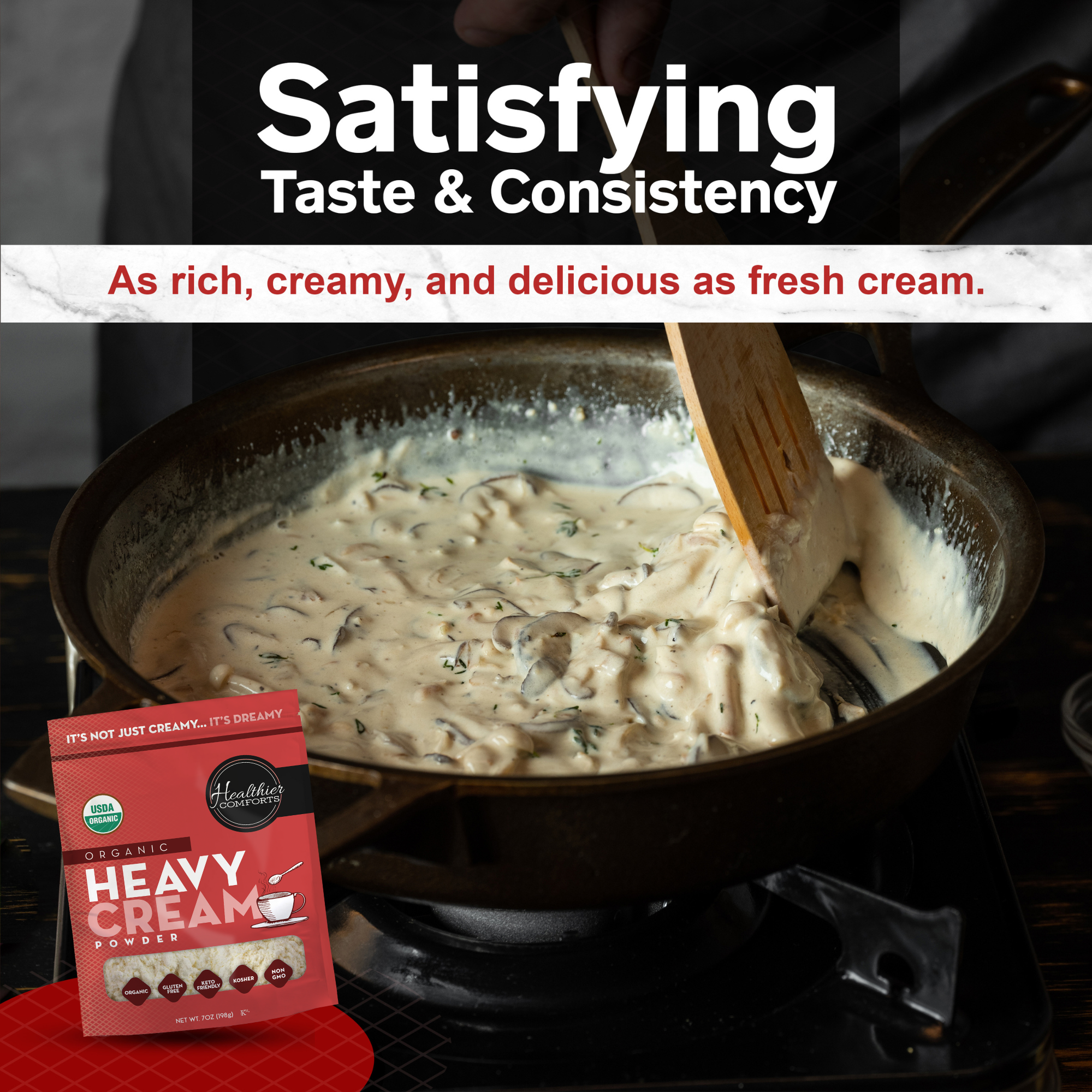 Organic Heavy Cream Powder