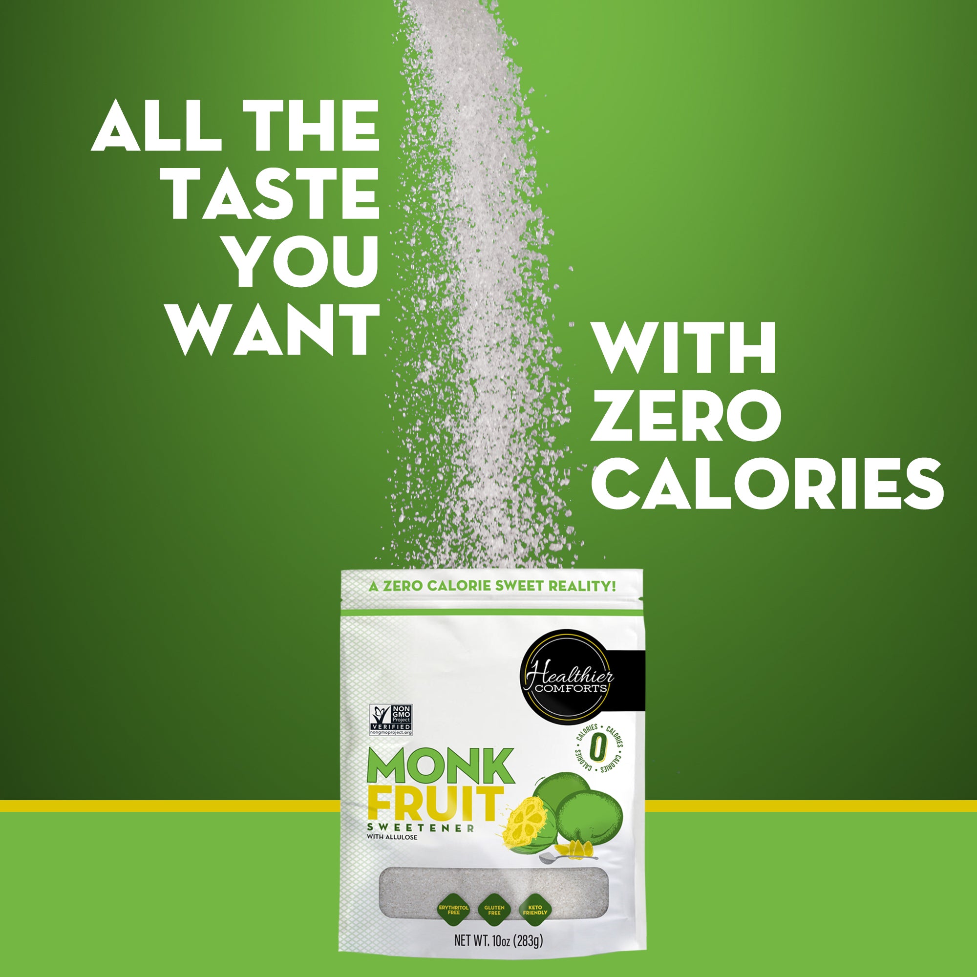 Monk Fruit Sweetener with Allulose