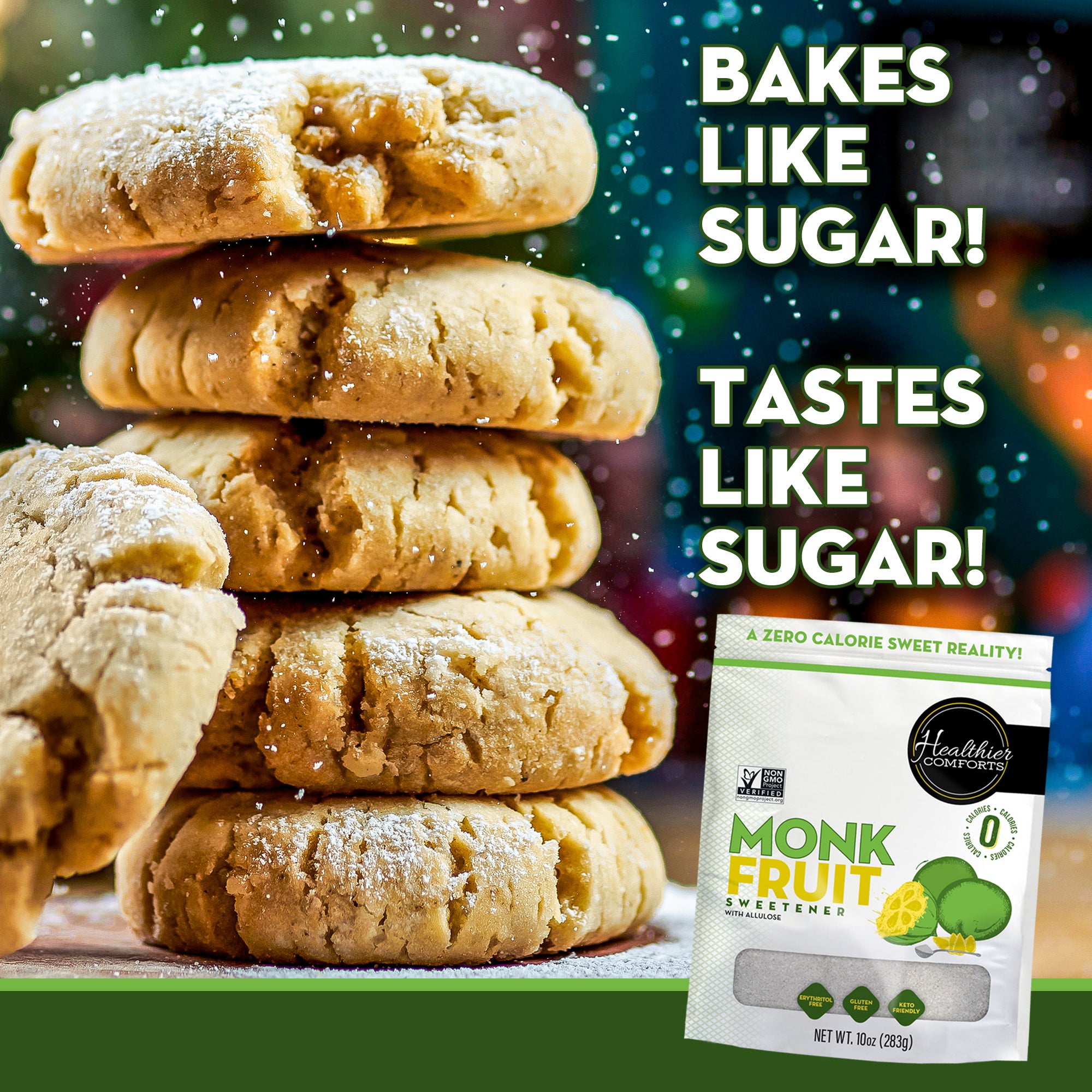 Monk Fruit Sweetener with Allulose