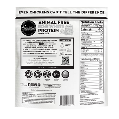 Animal-Free Egg White Protein Powder