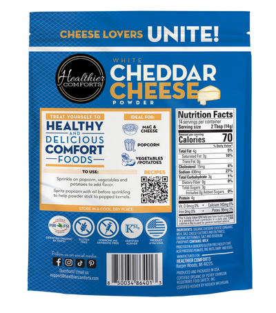 Organic Cheddar Cheese Powder (White)