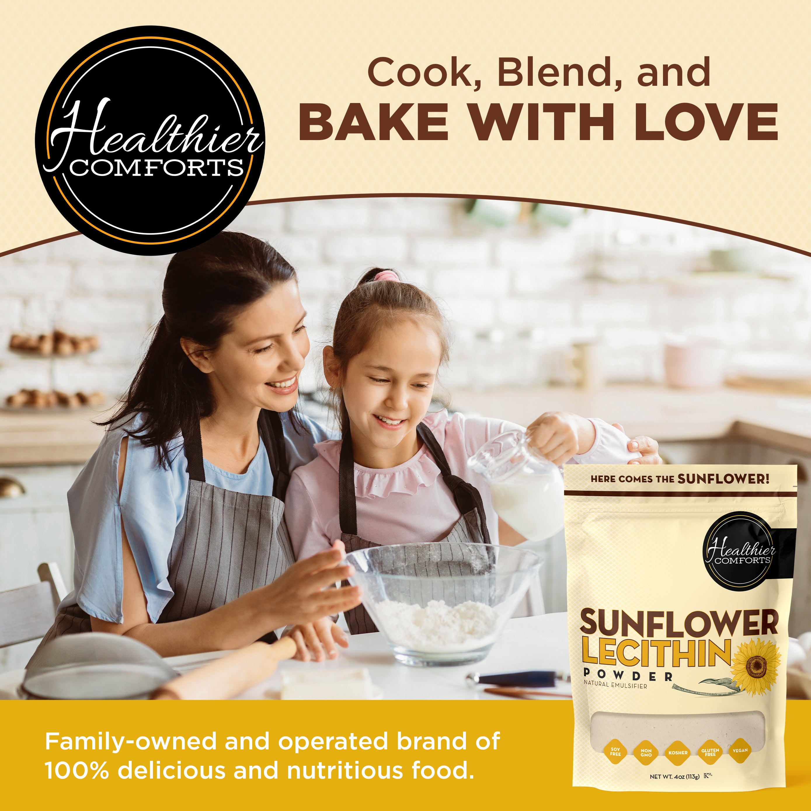 Sunflower Lecithin Powder