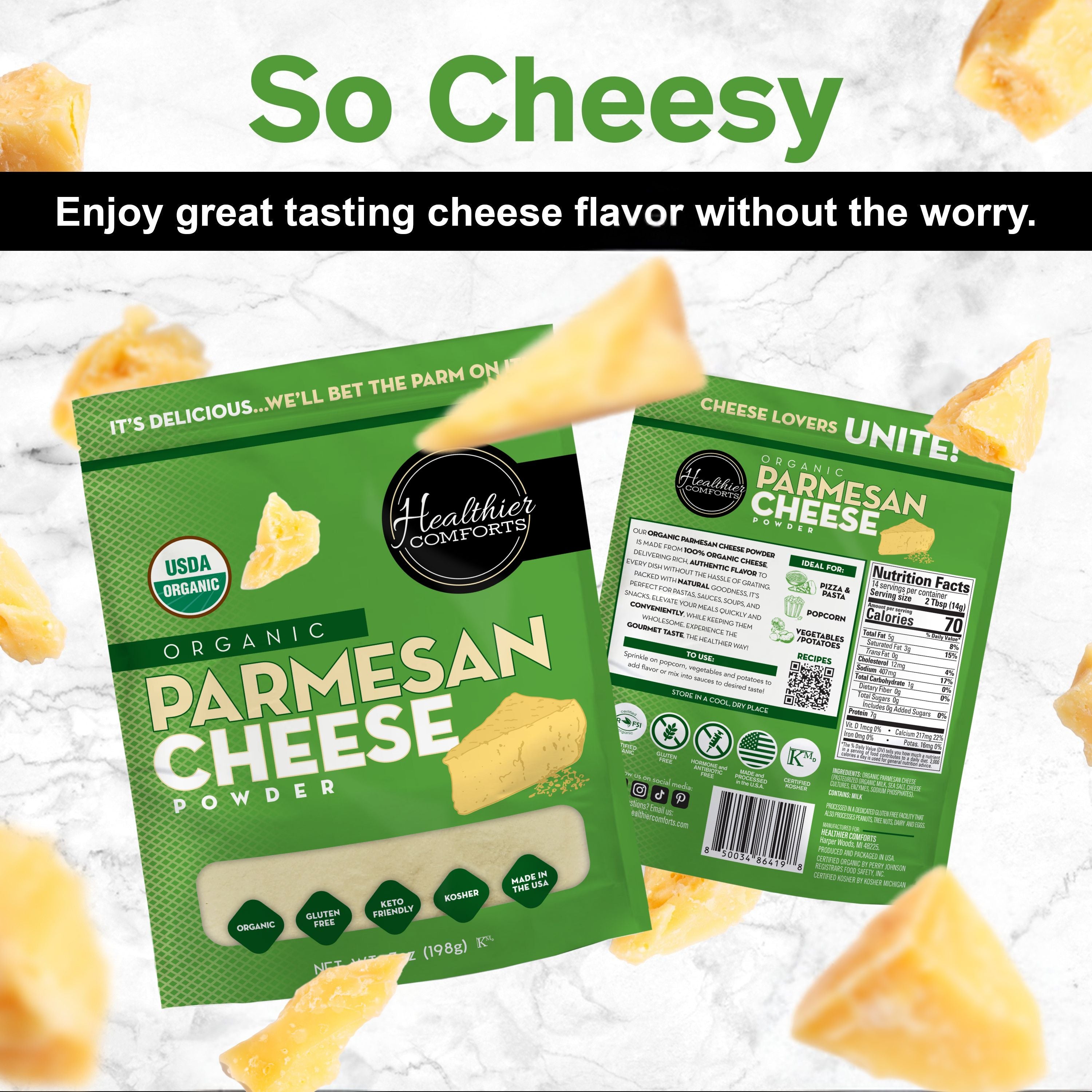 Organic Parmesan Cheese Powder