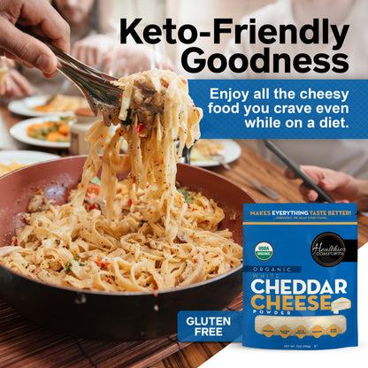 Organic Cheddar Cheese Powder (White)
