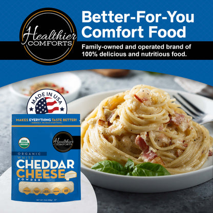 Organic Cheddar Cheese Powder (White)