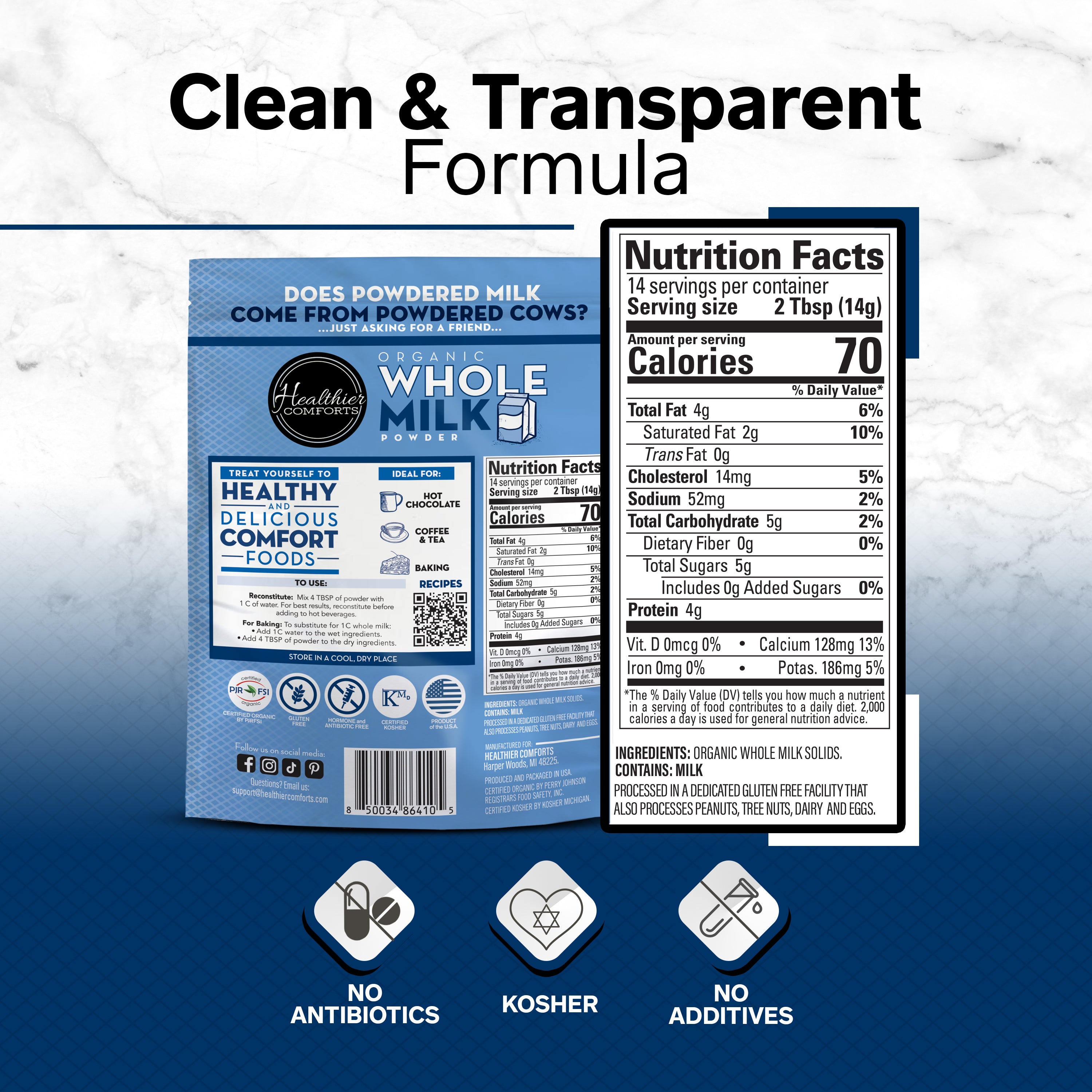 Organic Whole Milk Powder