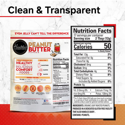 Organic Peanut Butter Powder